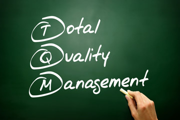 Total Quality Management (TQM), business concept acronym