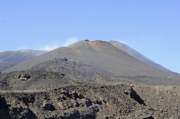 Etna in a sunny day