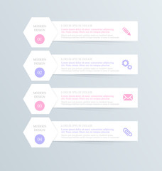 Modern inforgraphic template for websites, banners, business