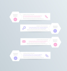 Modern inforgraphic template for websites, banners, business