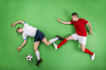Fototapeta premium Football players