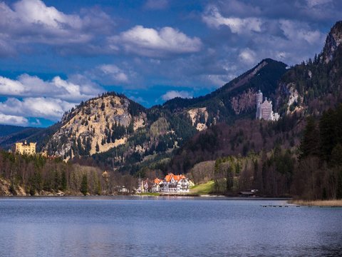 Königsschlösser am Alpsee in Bayern