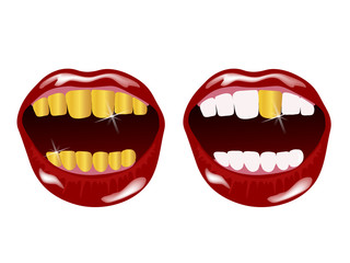 Obraz premium Golden smile