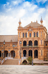 Fototapeta na wymiar Seville Spain Square