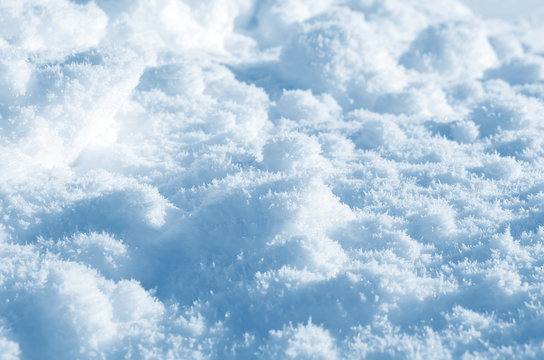 Background of snow lumps