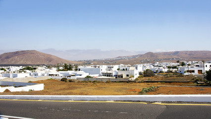 Panorámica de Tahiche en Lanzarote, Islas Canarias