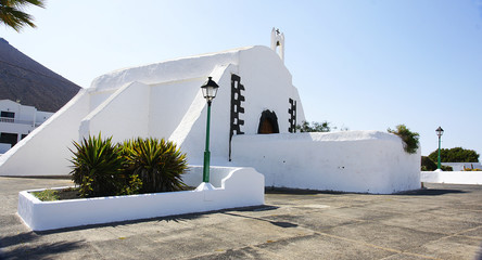 Iglsia de Tahiche, Lanzarote, Islas Canarias