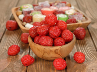 Caramelized plums