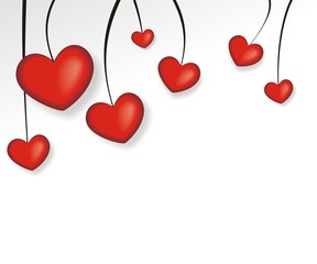 Hintergrund mit Herzen