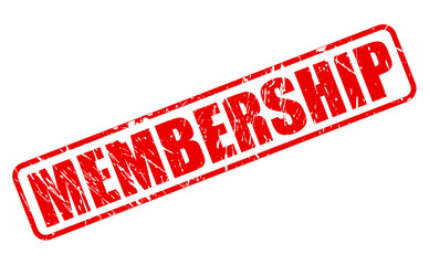 Membership red stamp text