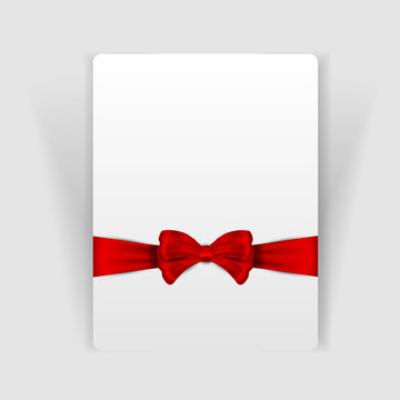 Nice red bow on the card