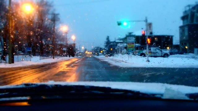 auto en hiver