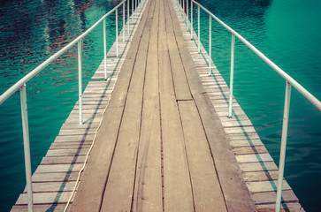 Fototapeta premium Wooden bridge