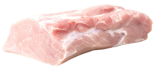 pork cutlet isolated