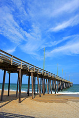 pier on Rodanthe beach