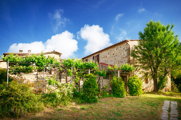 Traditional Italian villa, Tuscany, Italy
