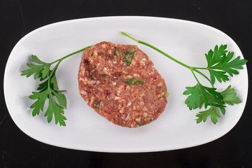 Raw Meat, Meatball , Burger