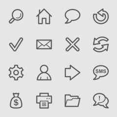 Web & internet icons set