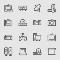 Electronic Appliances Web Icons