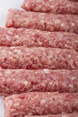 Raw Meatball serving on a plate