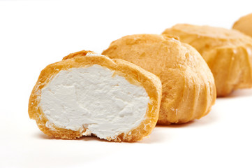 Profiterole isolated