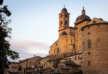 Fototapeta na wymiar Renaissance city of Urbino, Italy