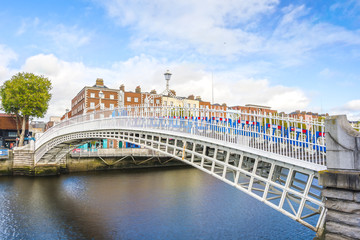Ha penny Bridge in Dublin - 74599908