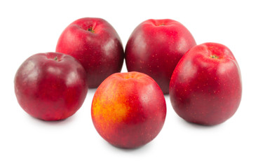 Fototapeta na wymiar apples isolated on white background