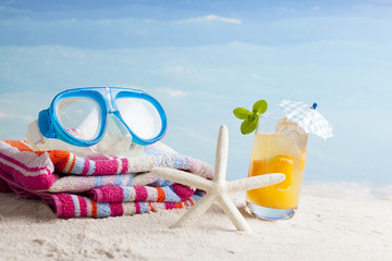 beach equipment, summer vacation