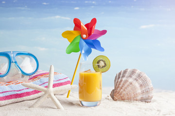 beach equipment, summer vacation