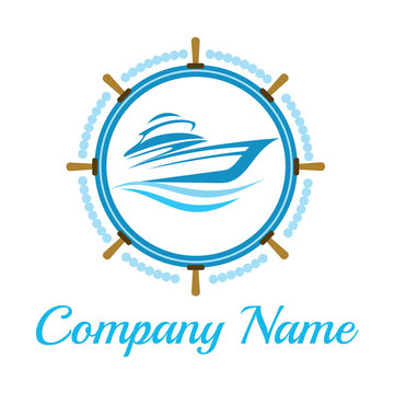 yacht and boat logo