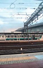 Fototapeta premium Tiburtina Railway station in Rome
