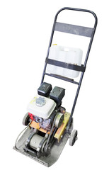 single direction plate compactor isolated