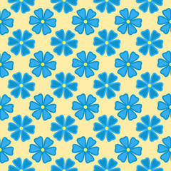 Floral seamless pattern. Flowers background