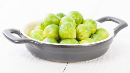 Brussels Sprouts - Cooked brussels sprouts.
