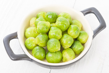 Brussels Sprouts - Cooked brussels sprouts.