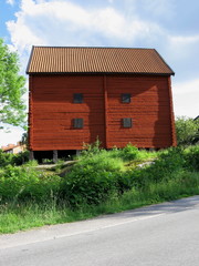 Old construction building