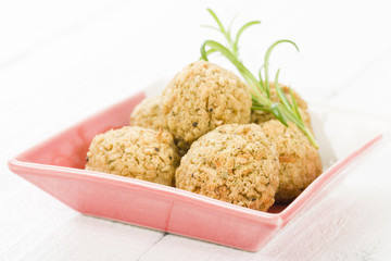 Stuffing - Sage and onion stuffing balls.