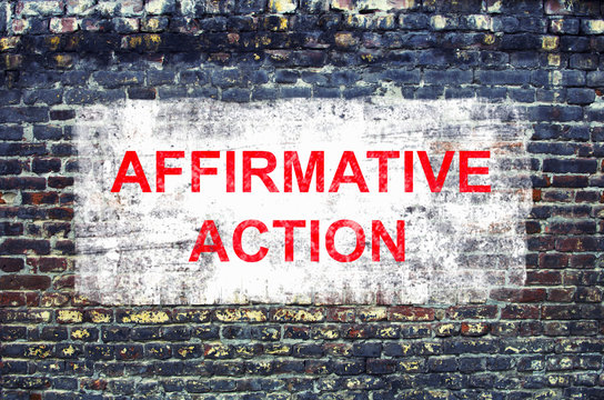 Affirmative Action. Poster Concept.