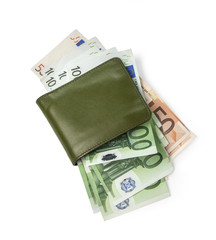 Wallet with euro