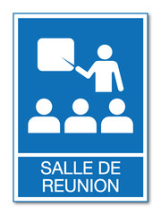 Panneau salle de réunion.