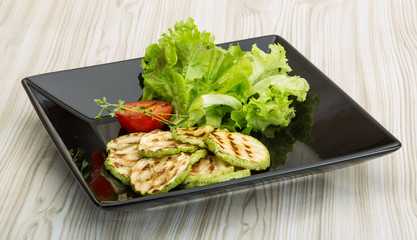 Grilled zucchini