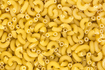 raw pasta background close up