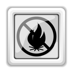 Fire forbidden icon