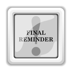 Final reminder icon