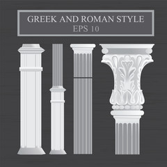 Obraz premium Greek and Roman Style building