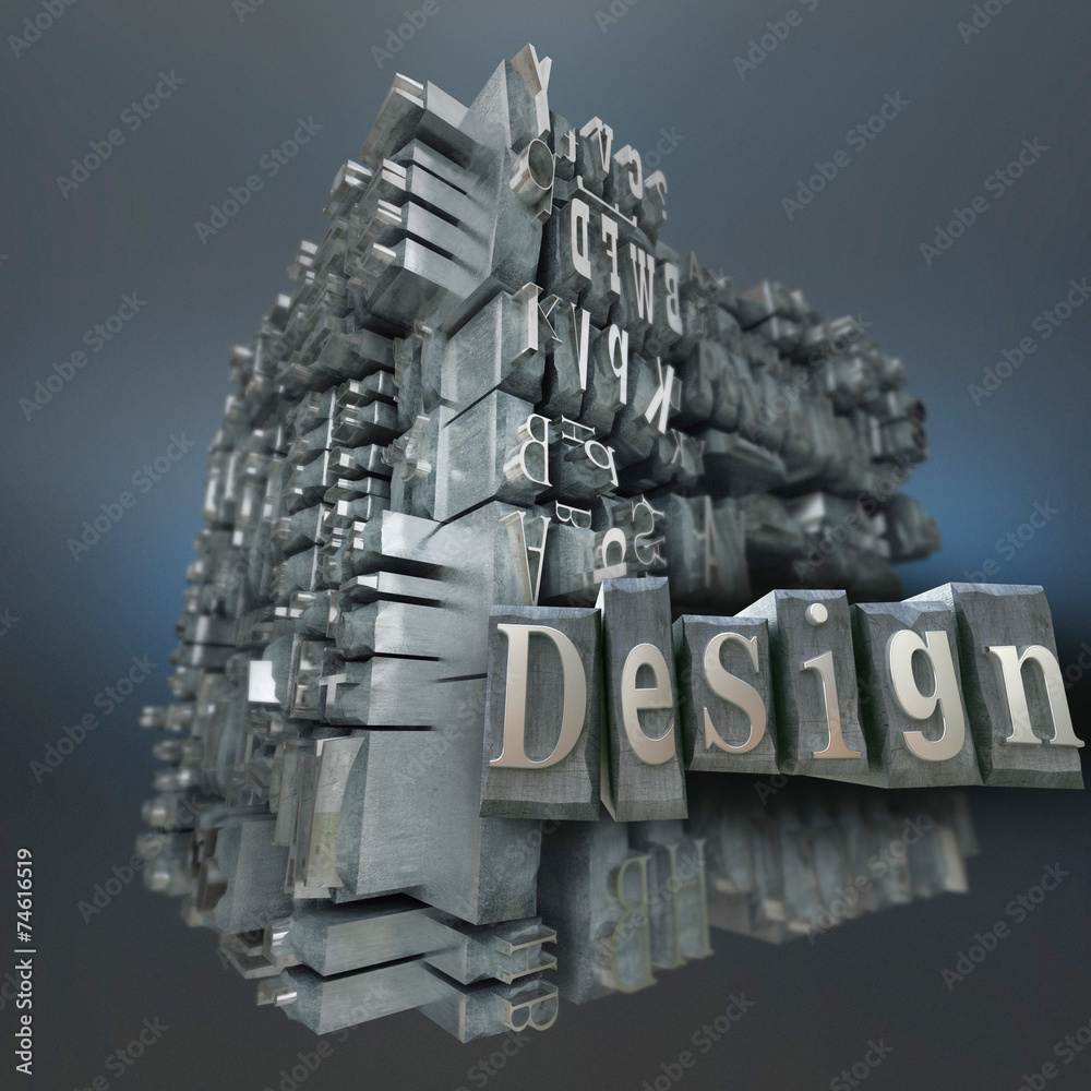 Poster design, typescript
