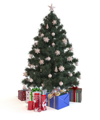 Christmas Tree with gifts