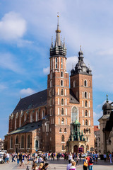 Naklejka premium St. Mary's Church in Krakow