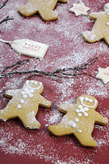 Merry Christmas festive baking concept 